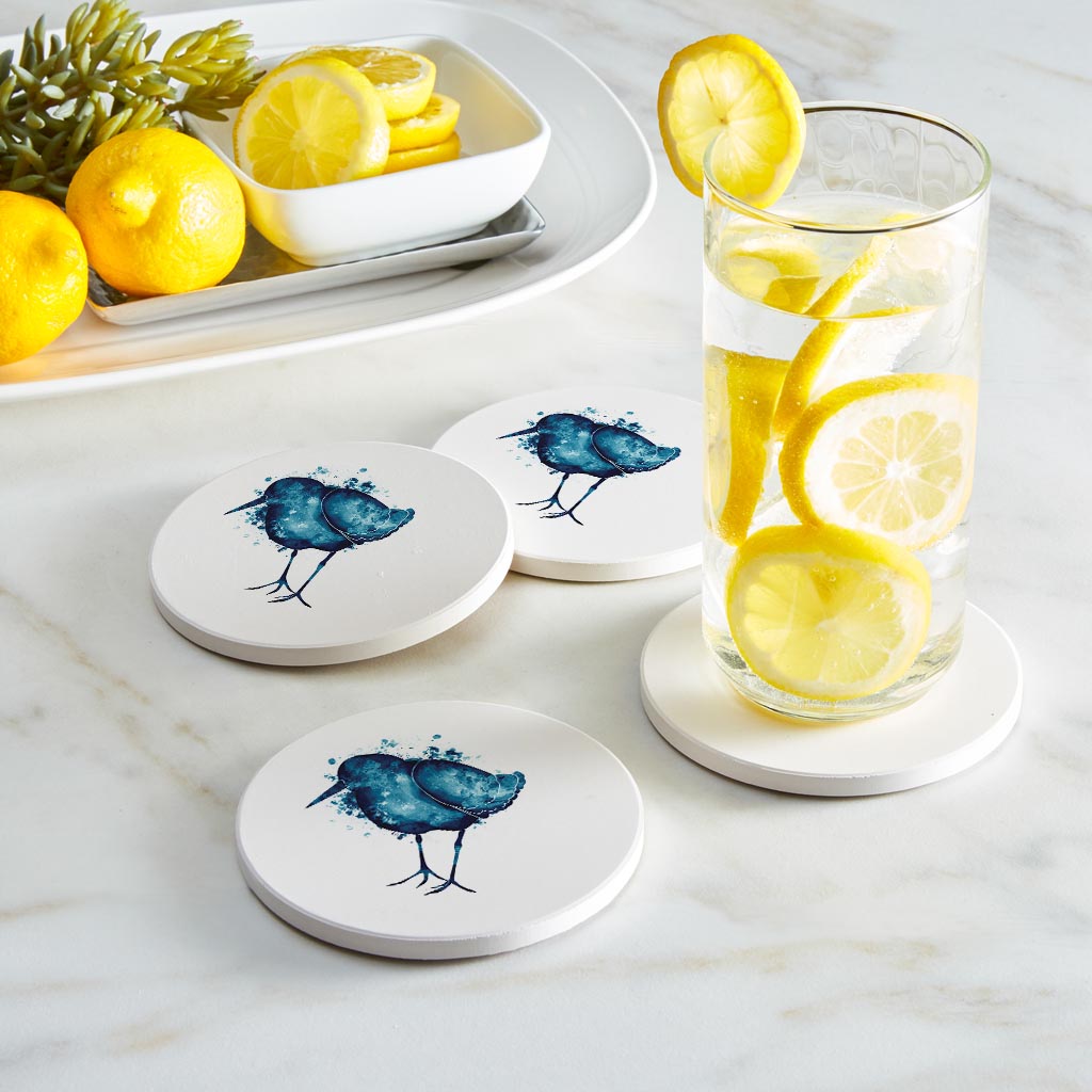 East Coast Water Color Sand Piper | Absorbent Coasters | Set of 4 | Min 2