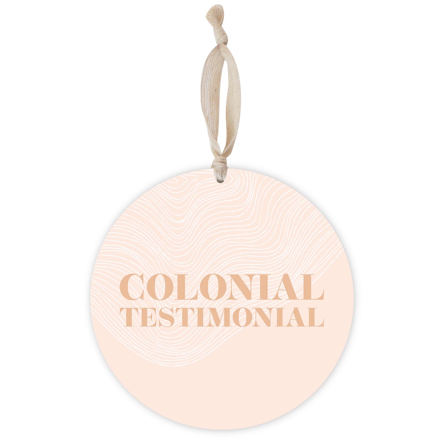 Modern Minimalist Pennsylvania Colonial Quip | Wood Ornament | Eaches | Min 1