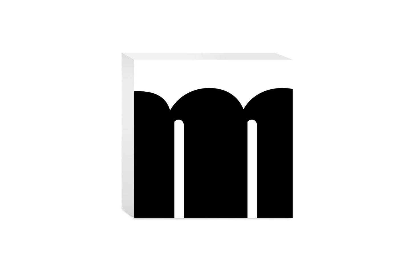 Fun Chunky Monogram M | Wood Block | Eaches | Min 4