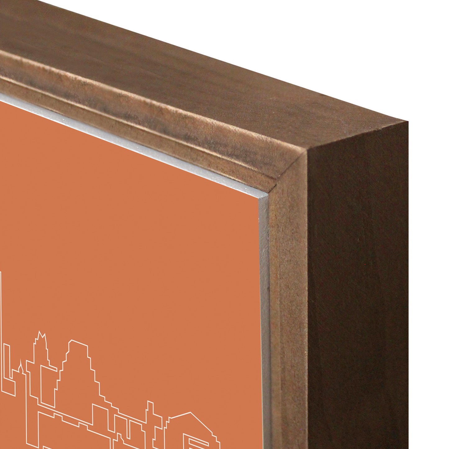 Modern Minimalist Texas Austin Skyline| Wood Sign | Eaches | Min 1