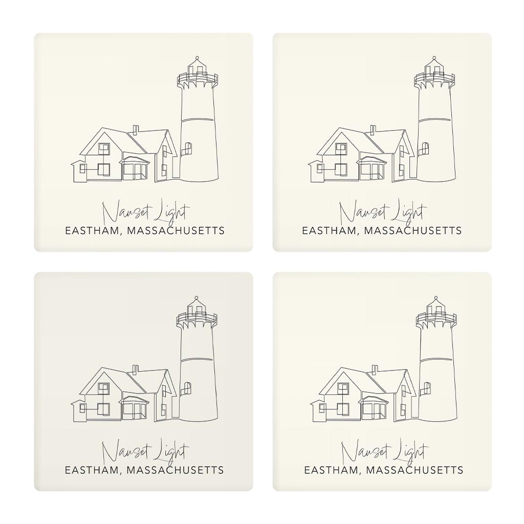Nauset Light| Absorbent Coasters | Set of 4 | Min 2