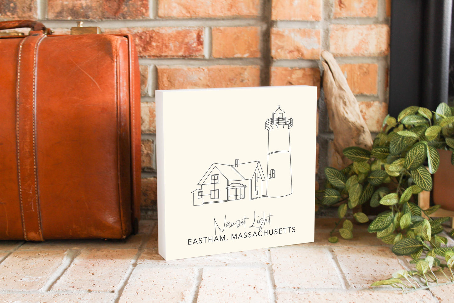 Cream Nauset Light | Wood Block | Eaches | Min 2