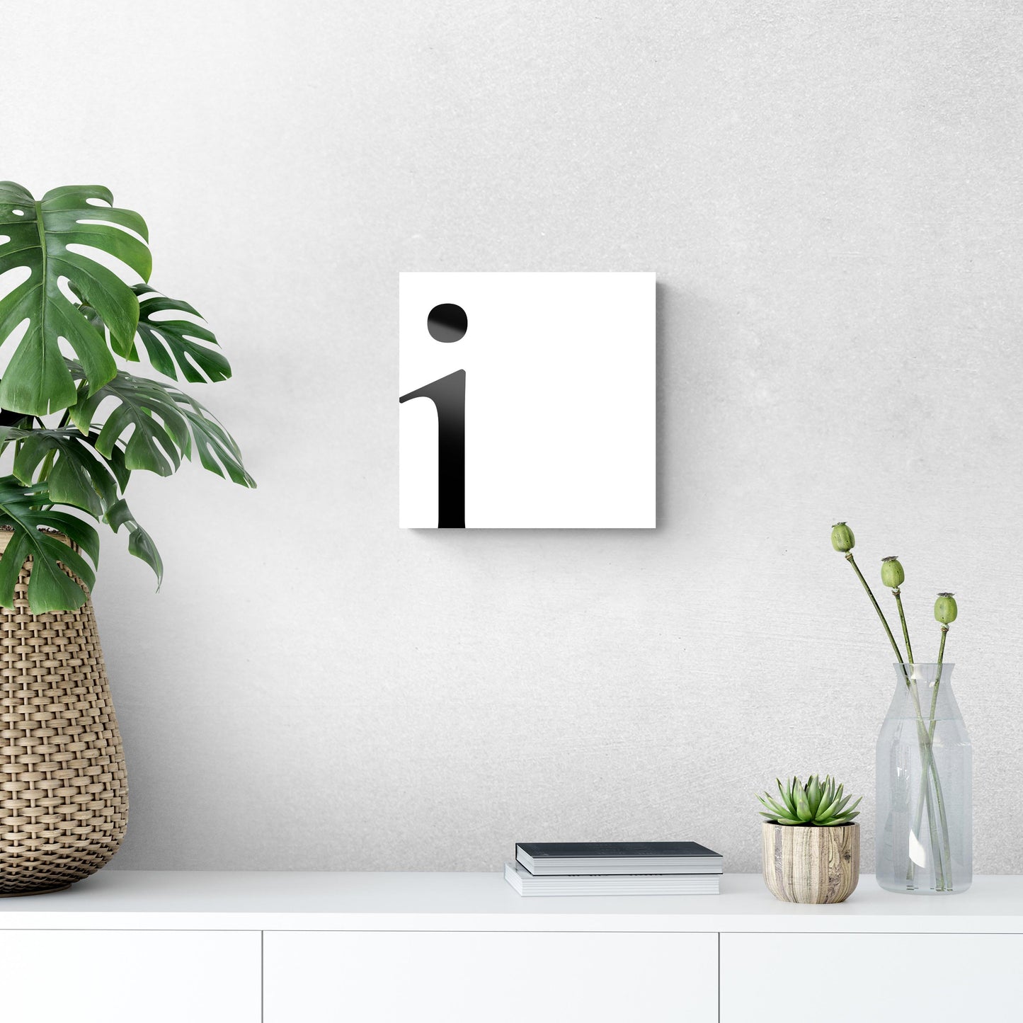 Minimal Monogram I | Hi-Def Glass Art | Eaches | Min 1