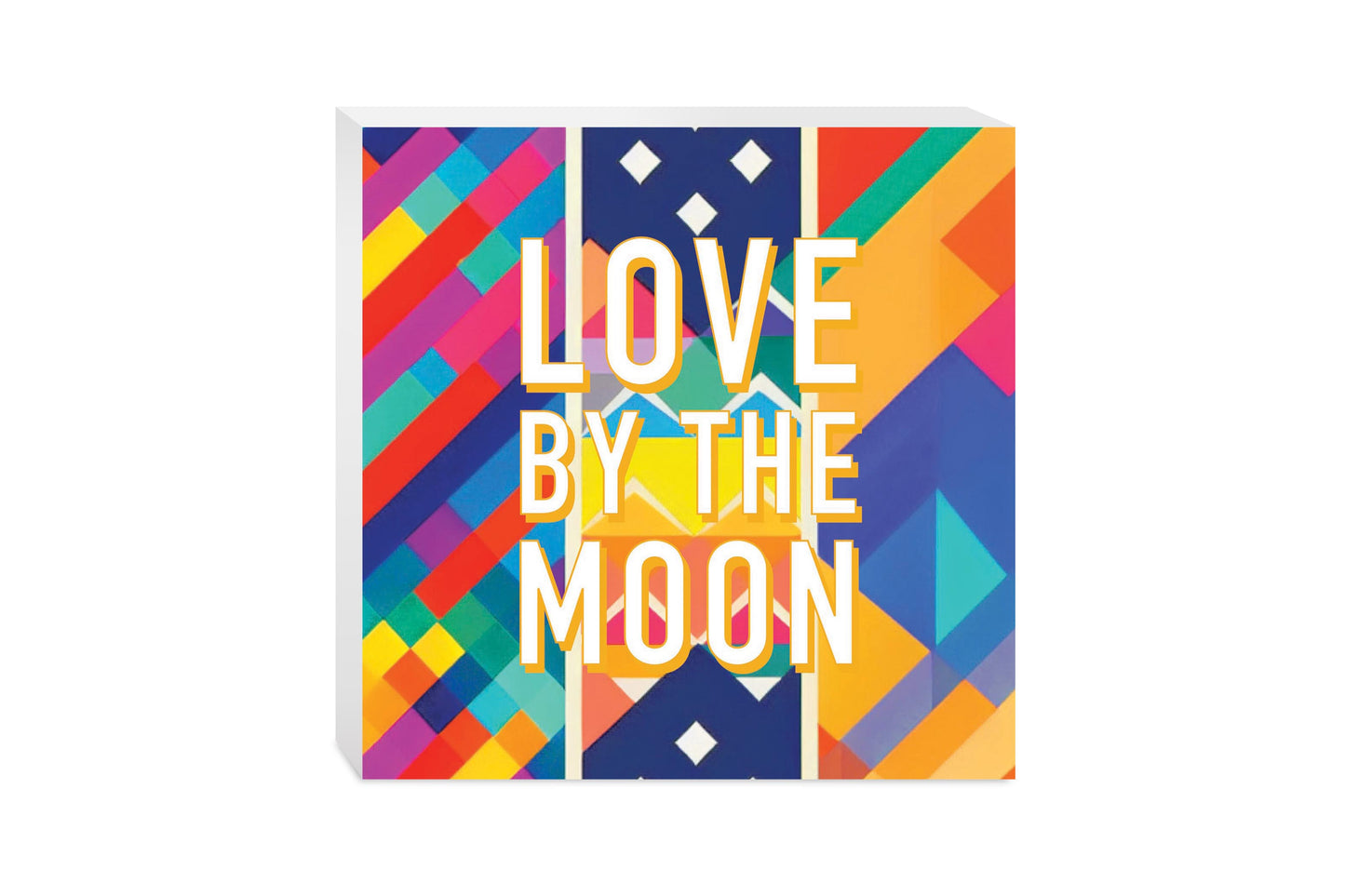 Love By The Moon | Wood Block | Eaches | Min 2
