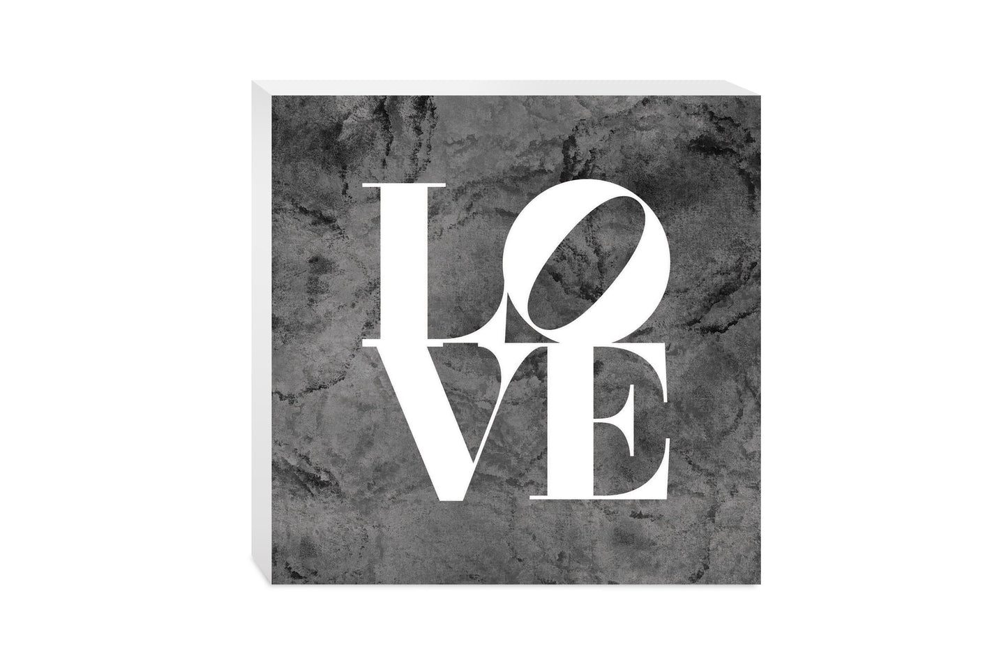 Minimalistic B&W Pennsylvania Love Dark | Wood Block | Eaches | Min 2