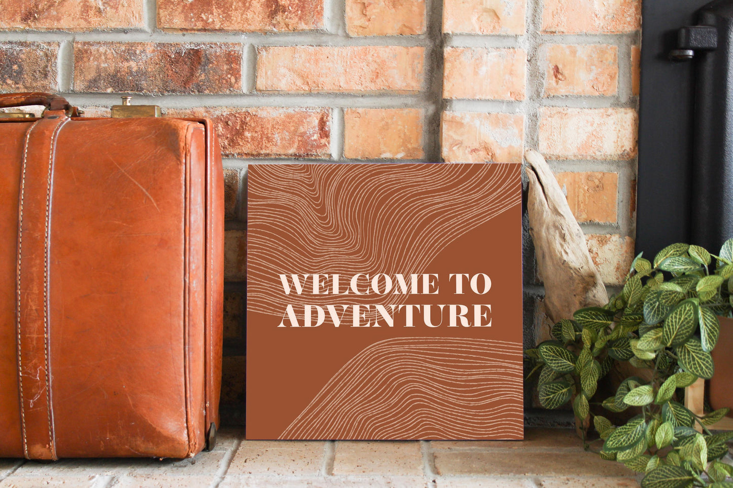 Modern Minimalist Pennsylvania Adventure Quip | Wood Sign | Eaches | Min 2