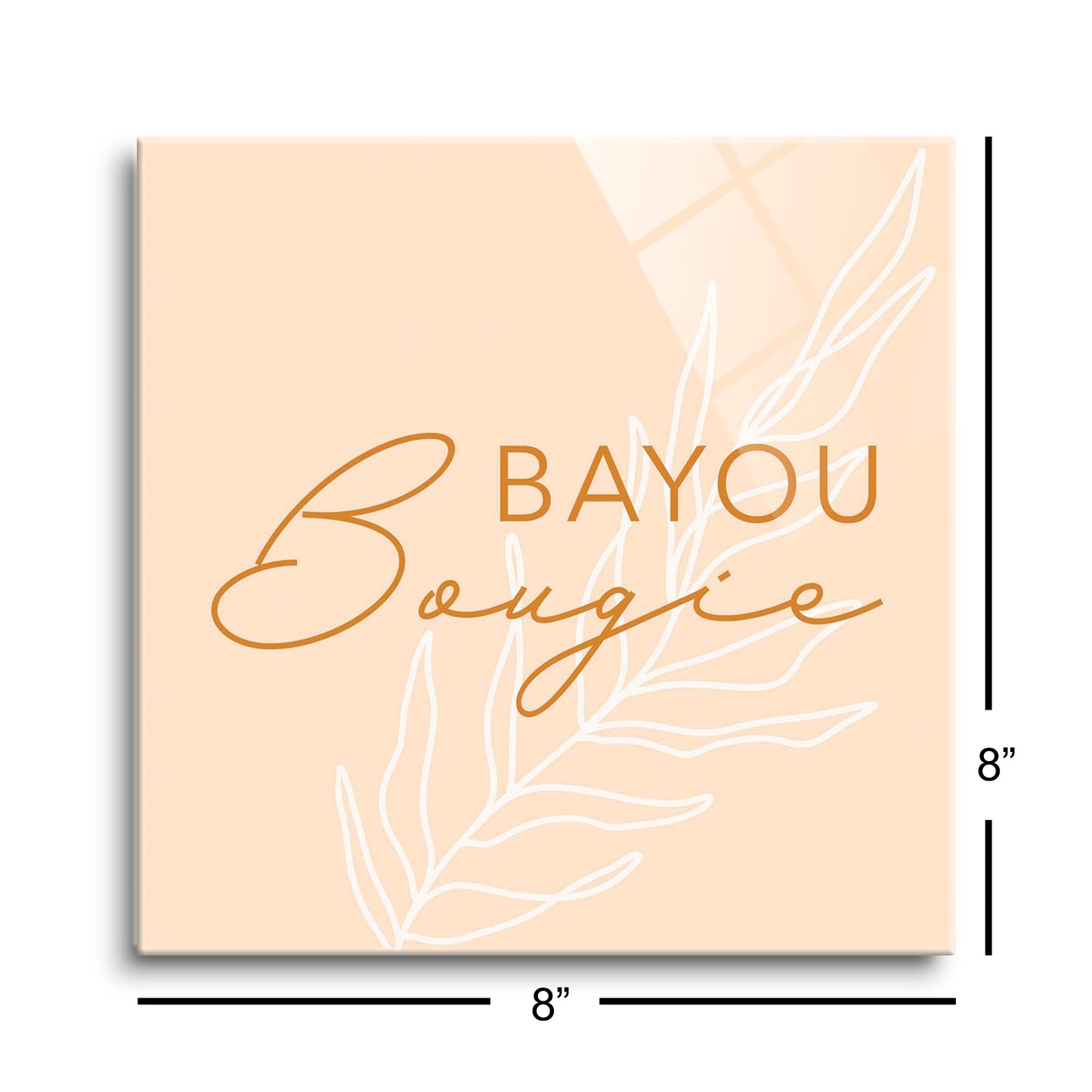 Modern Minimalist Louisiana Bayou Bougie | Hi-Def Glass Art | Eaches | Min 2