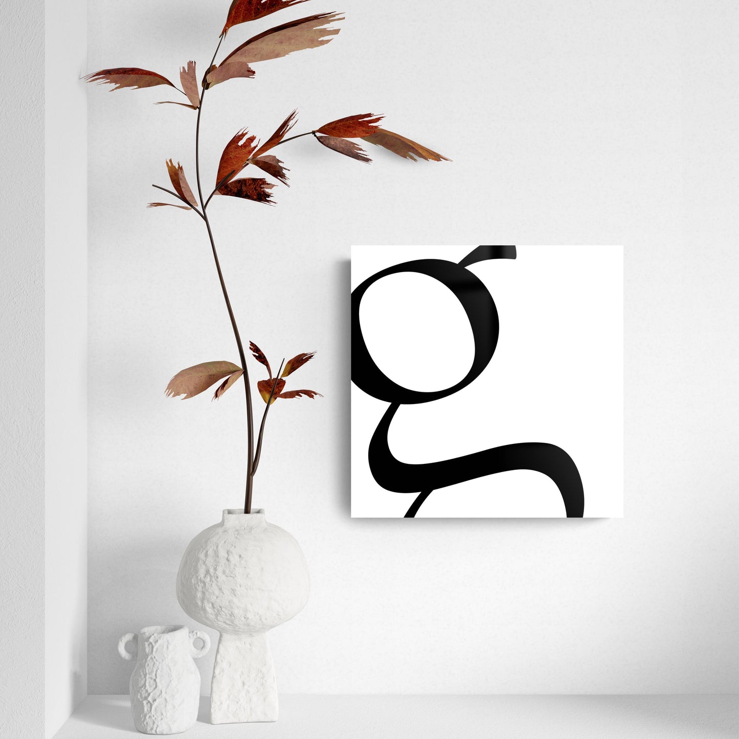 Minimal Monogram G | Hi-Def Glass Art | Eaches | Min 2