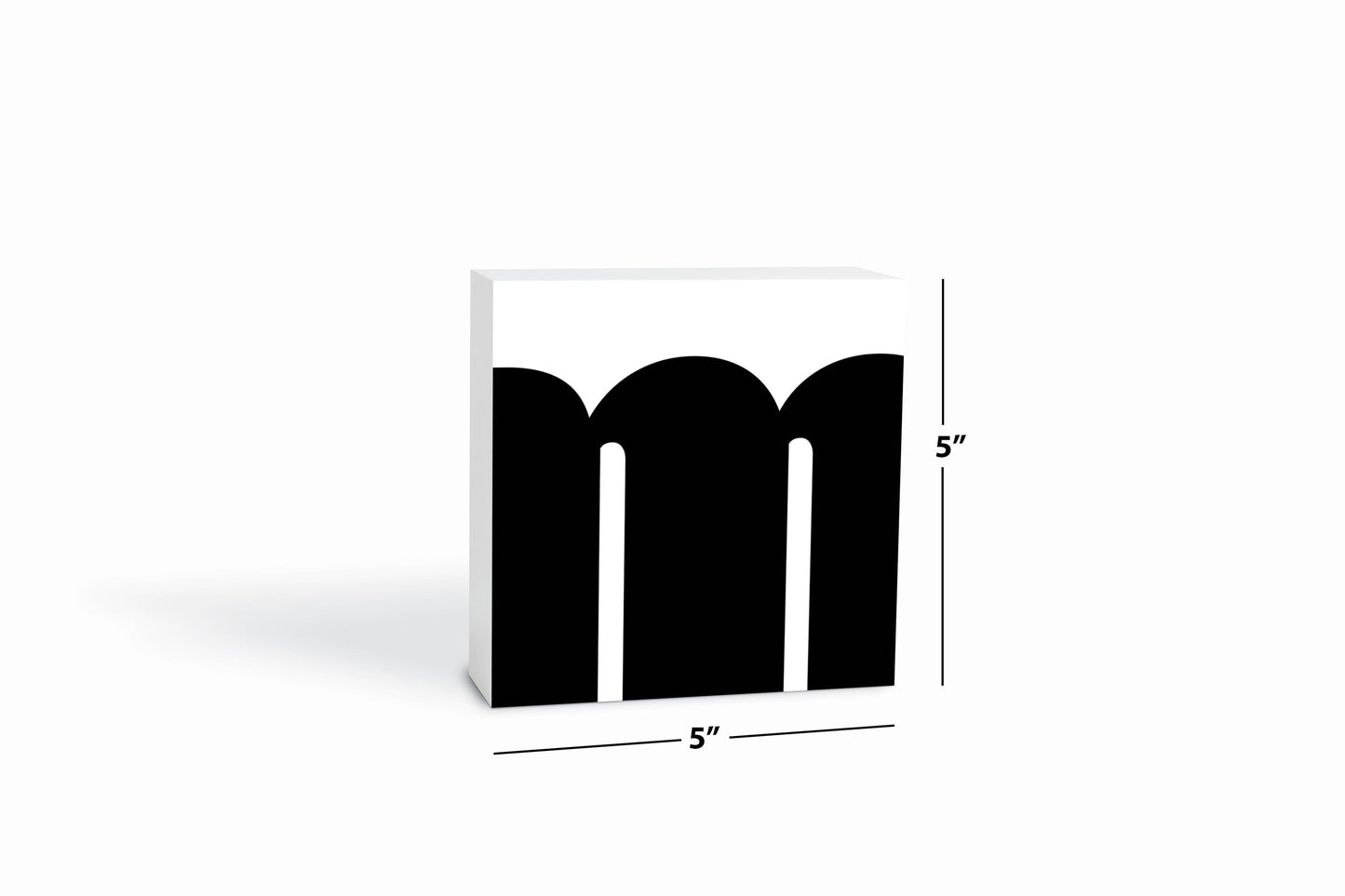 Fun Chunky Monogram M | Wood Block | Eaches | Min 4