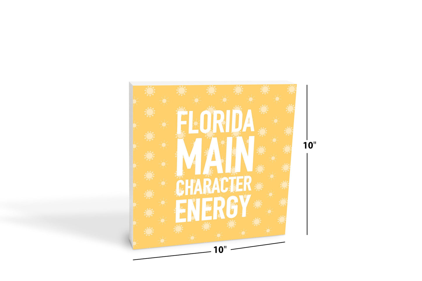 Florida Main Character Energy | Wood Block | Eaches | Min 2