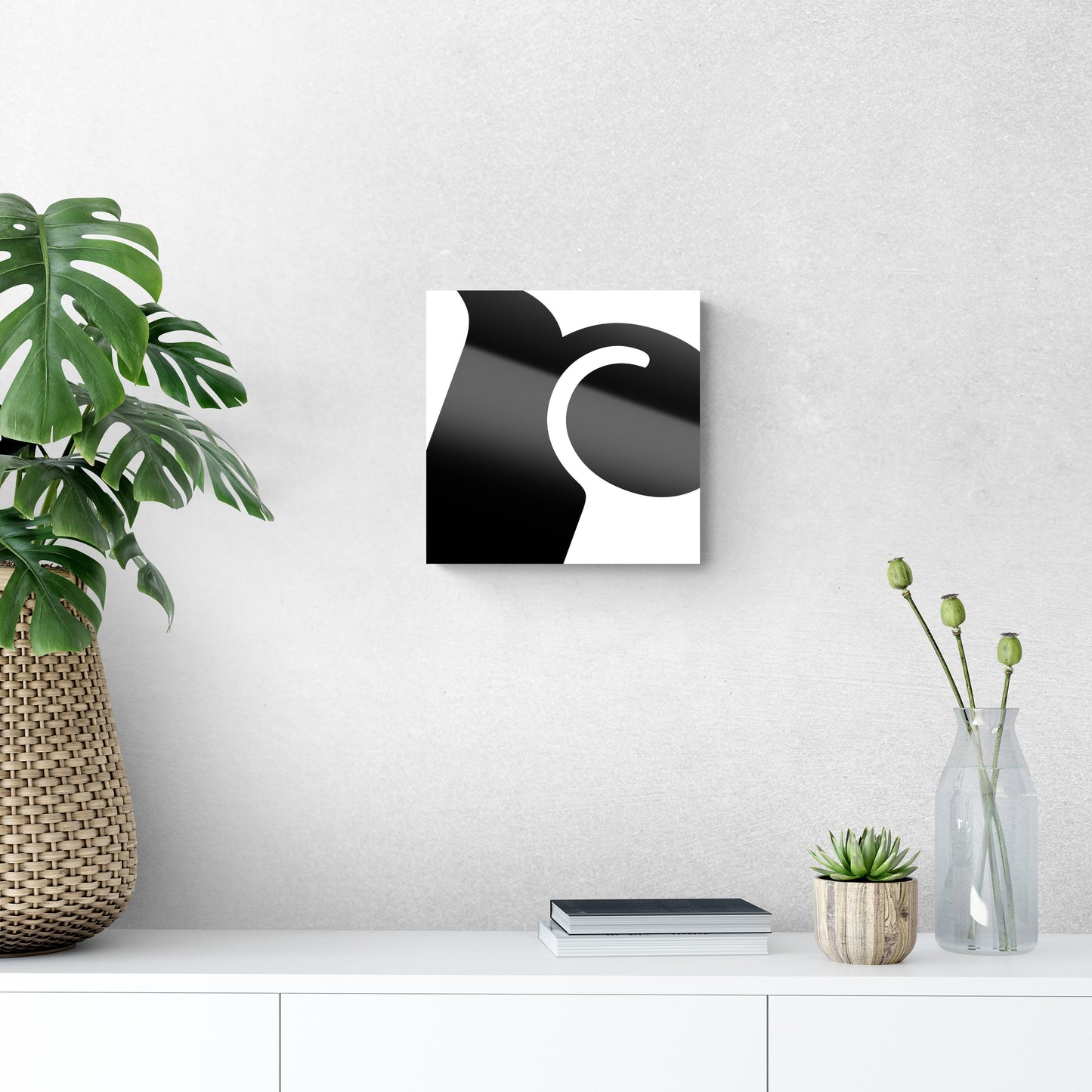 Fun Chunky Monogram R | Hi-Def Glass Art | Eaches | Min 1