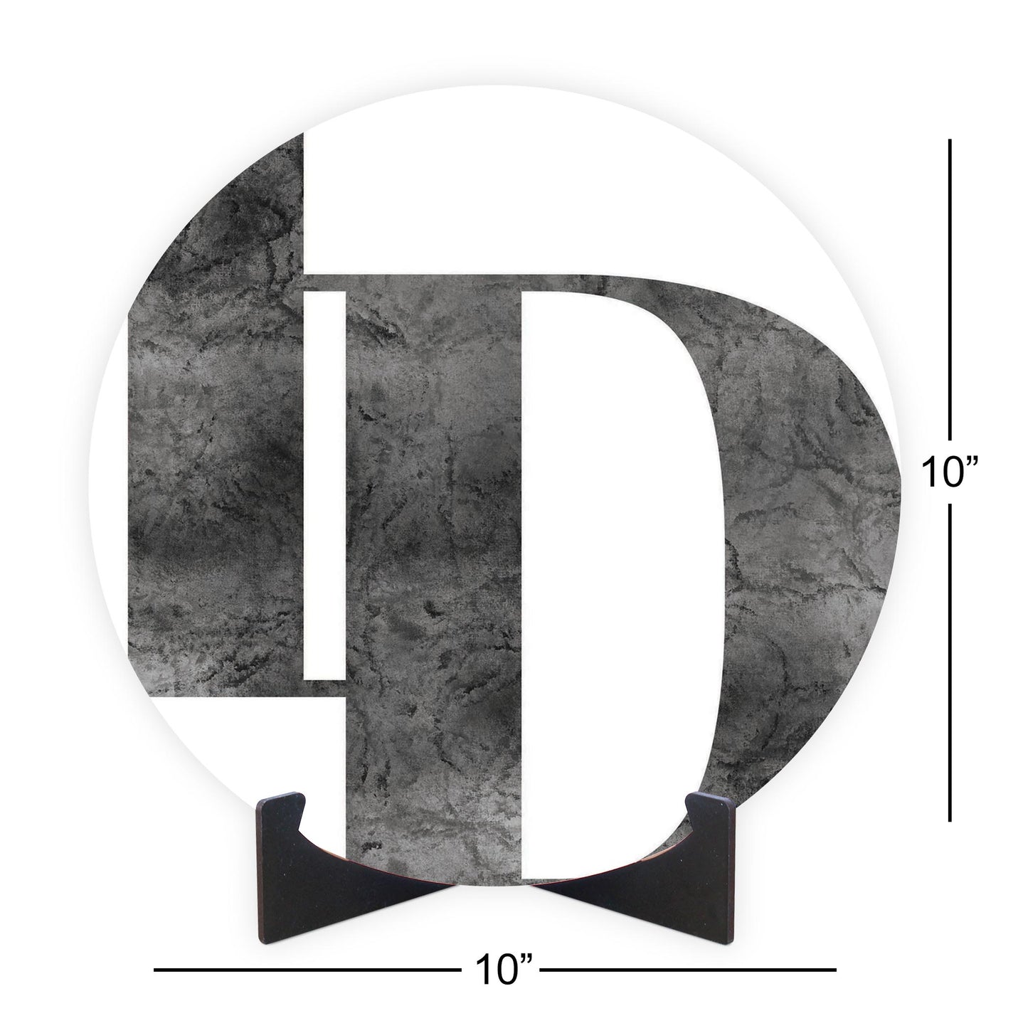 Minimalist B&W Idaho White Initials | Wood Sign | Eaches | Min 1