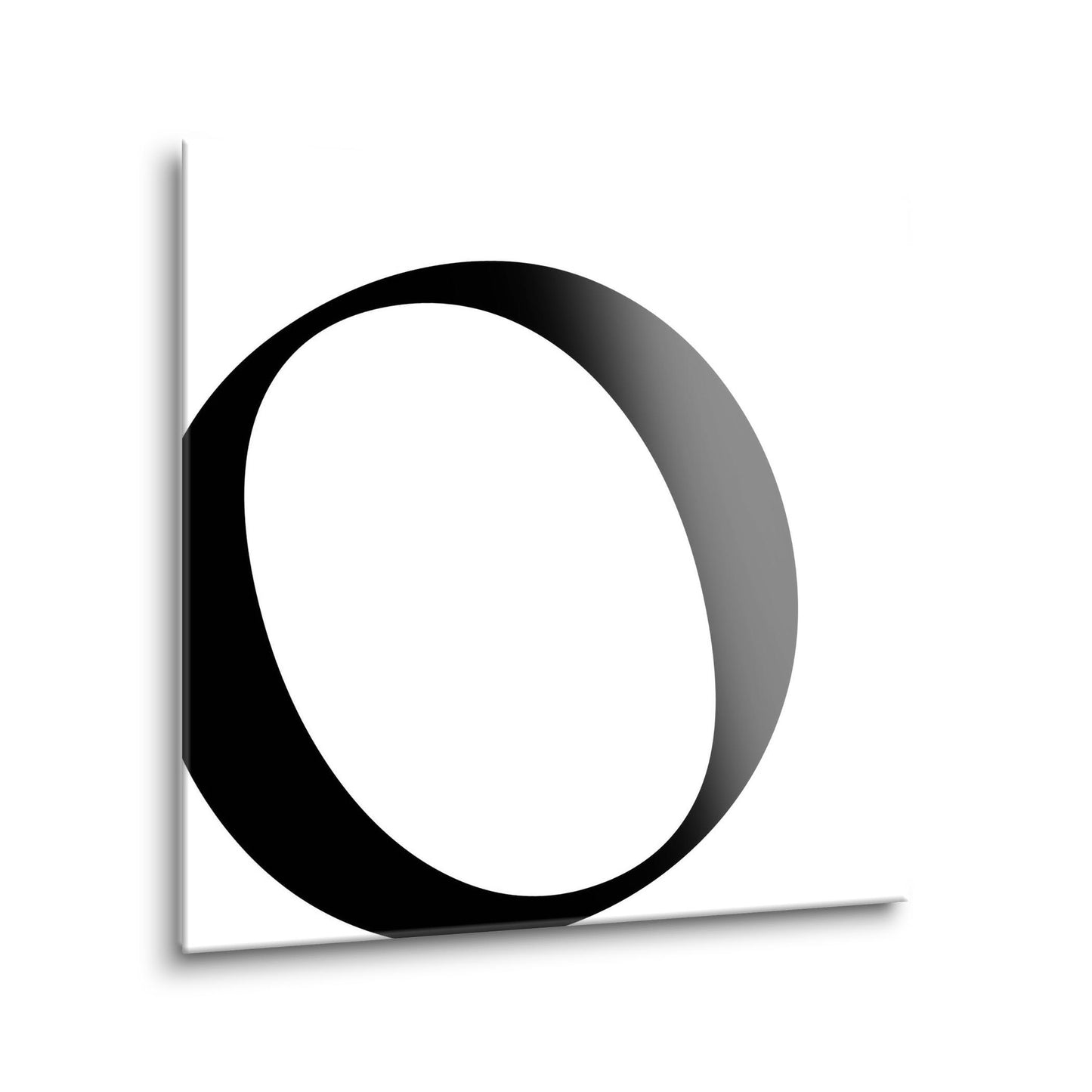 Minimal Monogram O | Hi-Def Glass Art | Eaches | Min 1