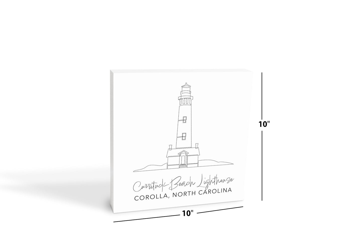 Currituck Beach Lighthouse | Wood Block | Eaches | Min 2