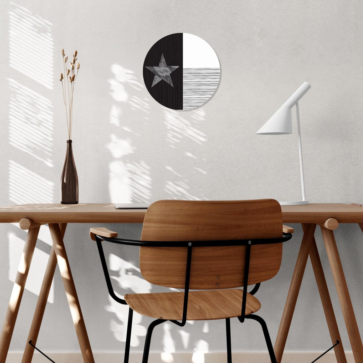 Modern Texas State Flag Abstract Lines | Wood Sign | Eaches | Min 1