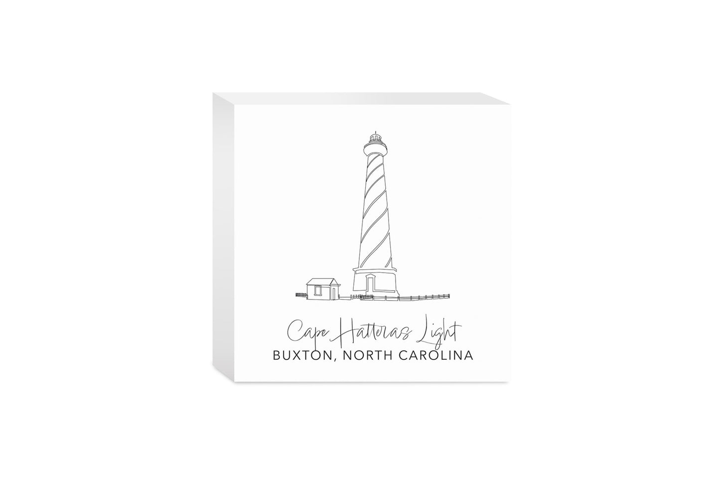 Cape Hatteras Light | Wood Block | Eaches | Min 4