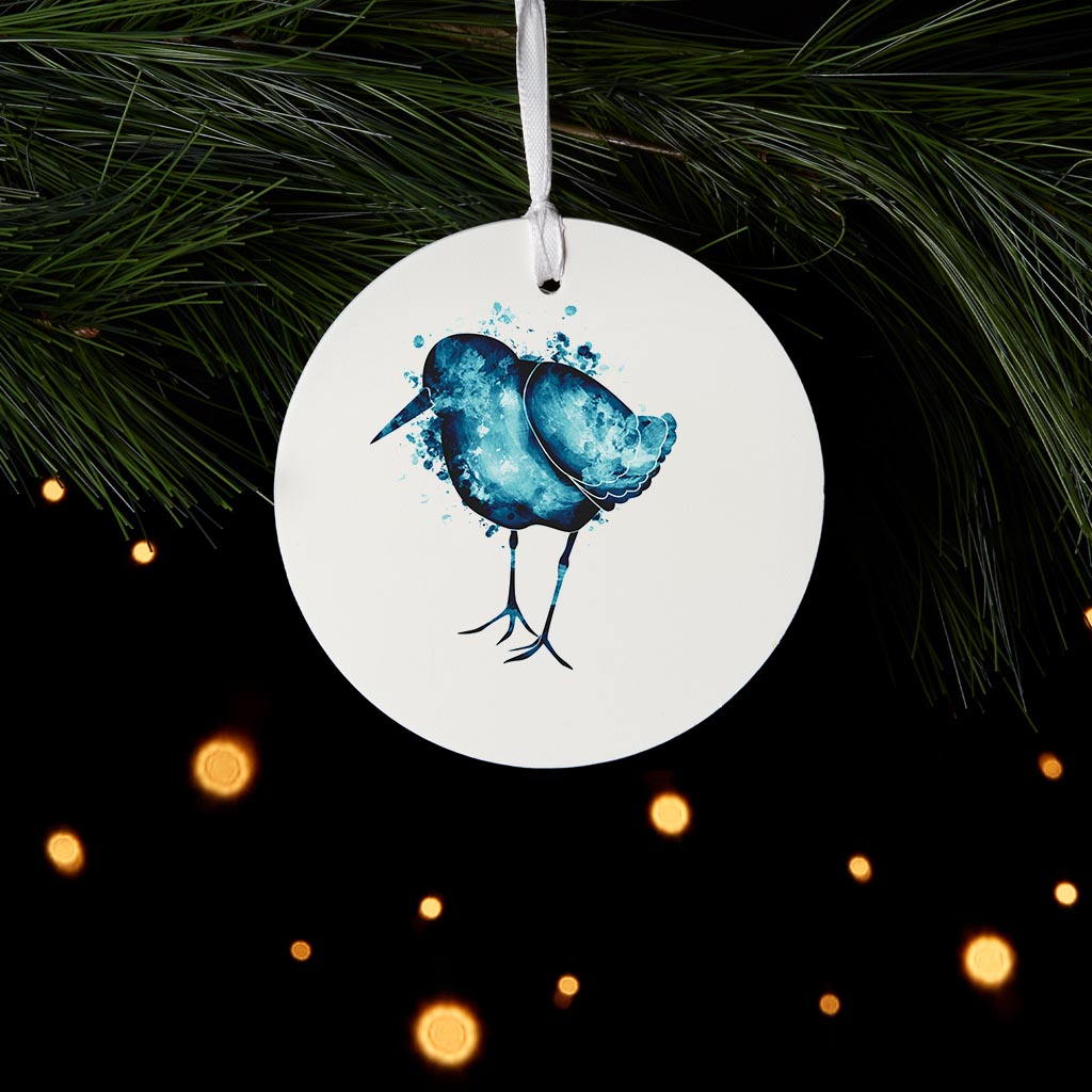 New England Water Color Sand Piper| Wood Ornament | Eaches | Min 6