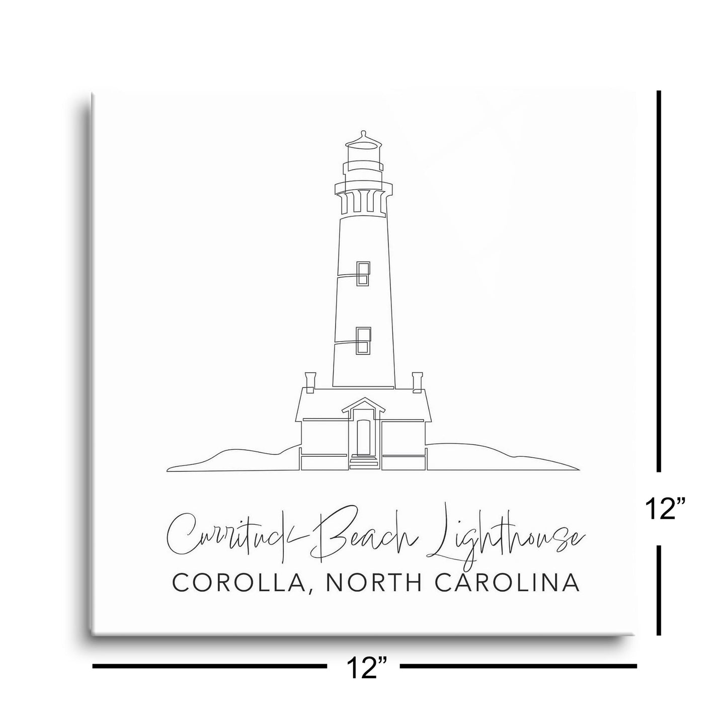 Currituck Beach Lighthouse | Hi-Def Glass Art | Eaches | Min 1
