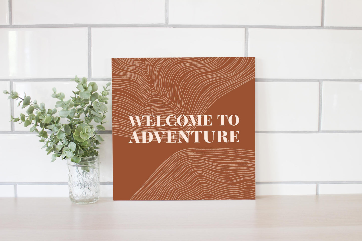 Modern Minimalist Pennsylvania Adventure Quip | Wood Sign | Eaches | Min 2