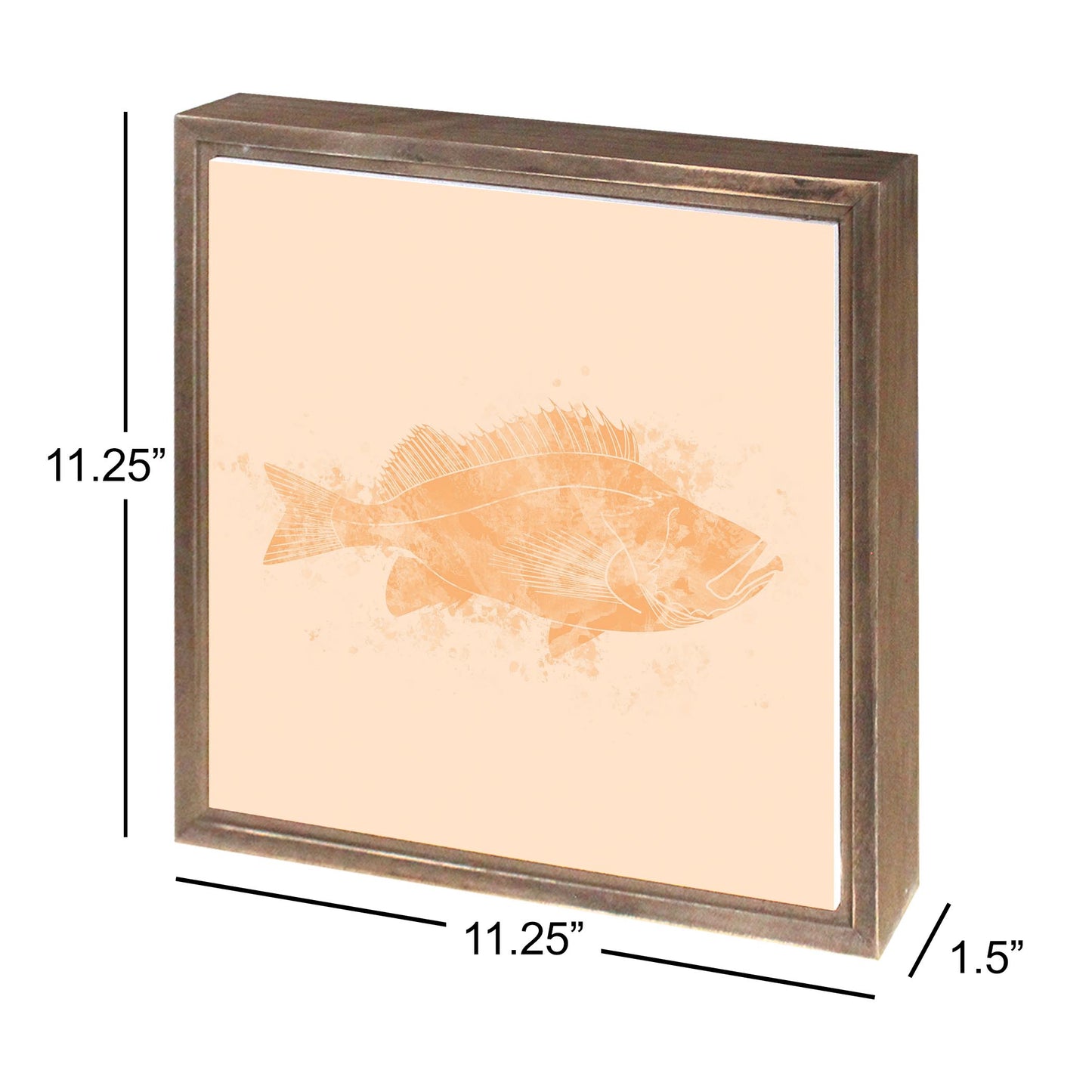 Louisiana Colorful Water Color Red Fish | Wood Sign | Eaches | Min 1