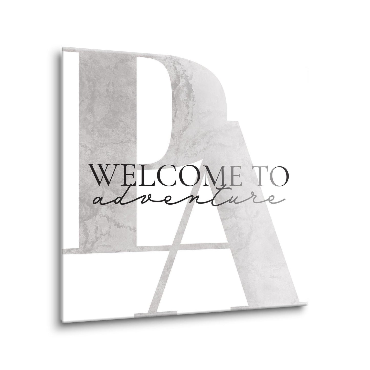 Minimalistic B&W Pennsylvania Adventure Quip | Hi-Def Glass Art | Eaches | Min 1