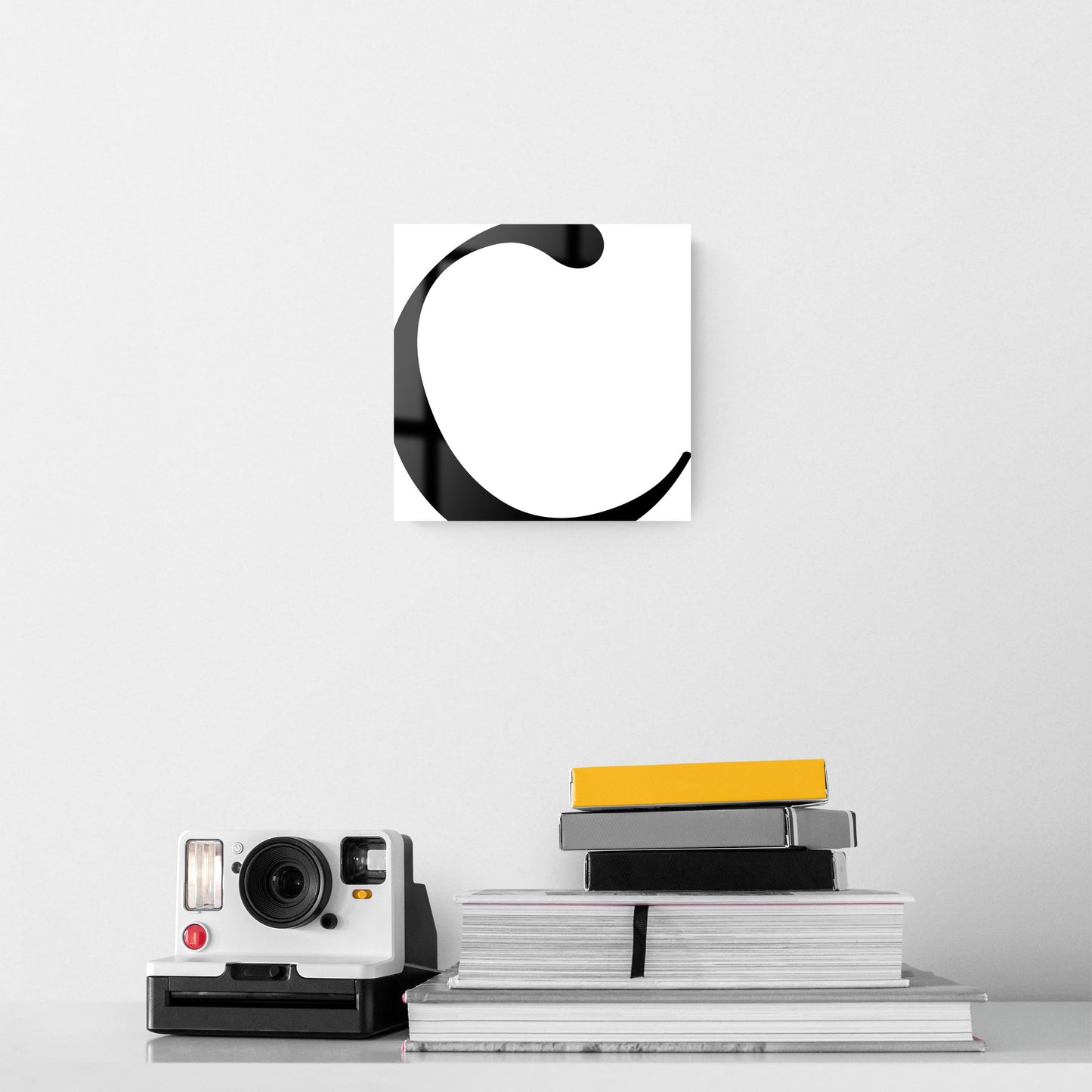 Minimal Monogram C | Hi-Def Glass Art | Eaches | Min 2