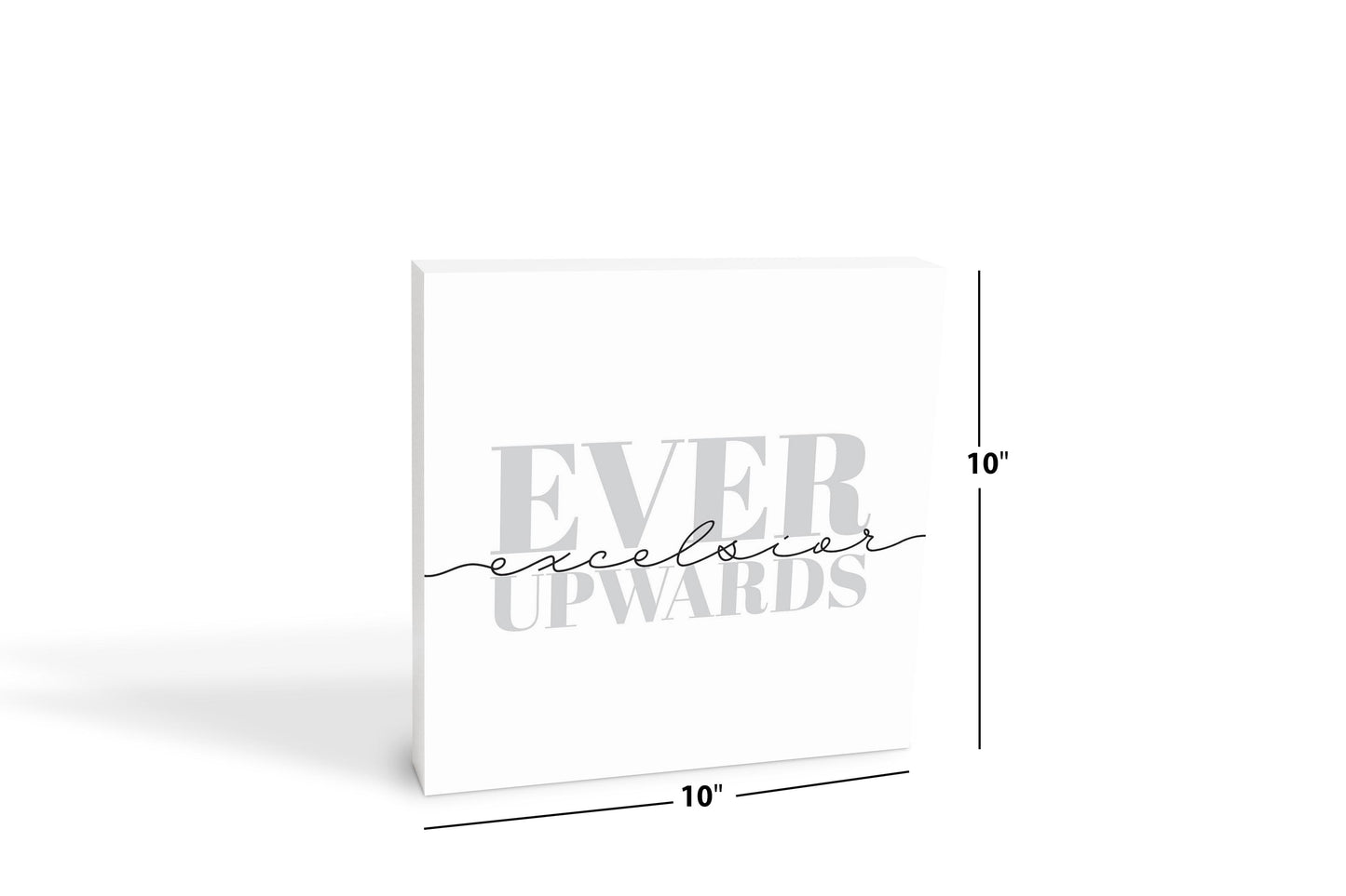 Minimalistic B&W New York Quip Excelsior | Wood Block | Eaches | Min 2