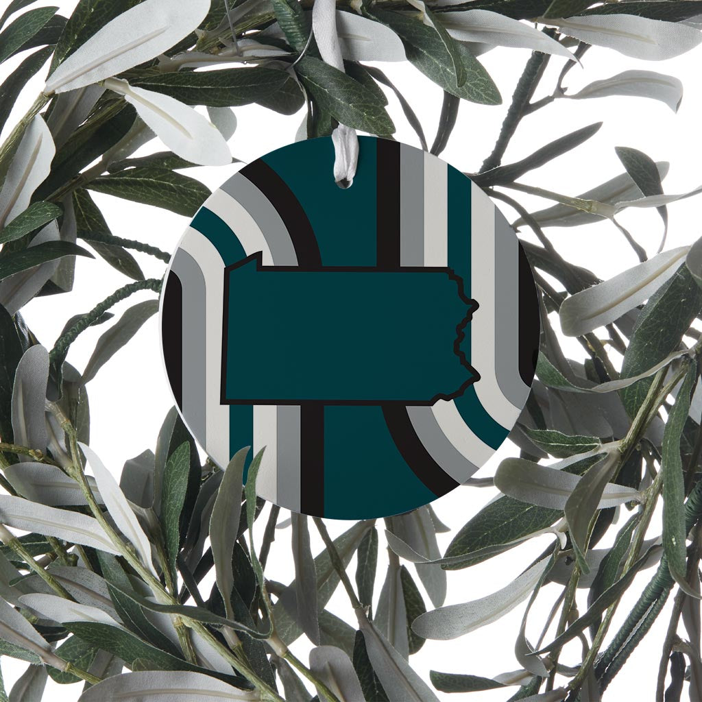 Modern Minimalist Pennsylvania Retro Shape| Wood Ornament | Eaches | Min 6