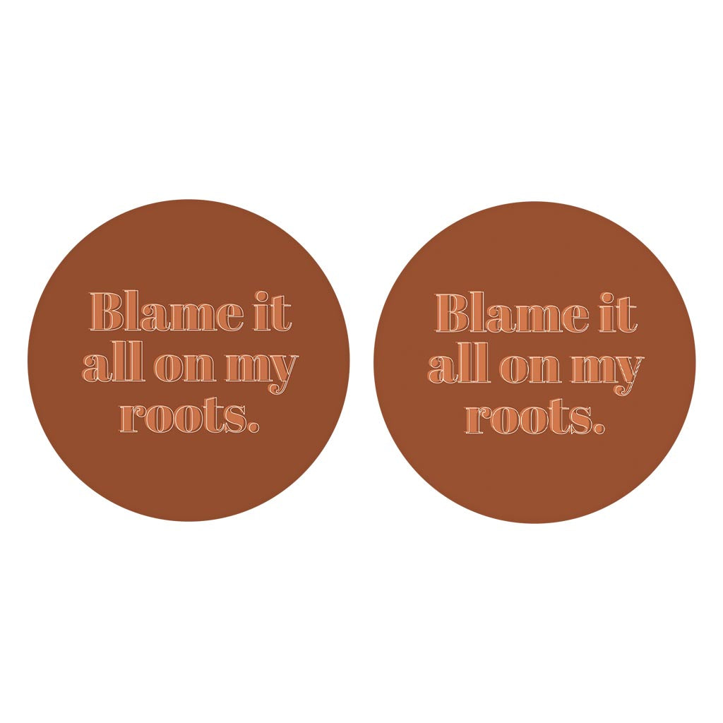 Modern Minimalist Arkansas Roots | Absorbent Car Coasters | Set of 2 | Min 4