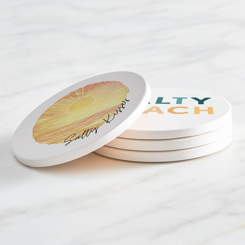 Florida Minimalistic Sayings | Absorbent Coasters | Set of 4 | Min 2