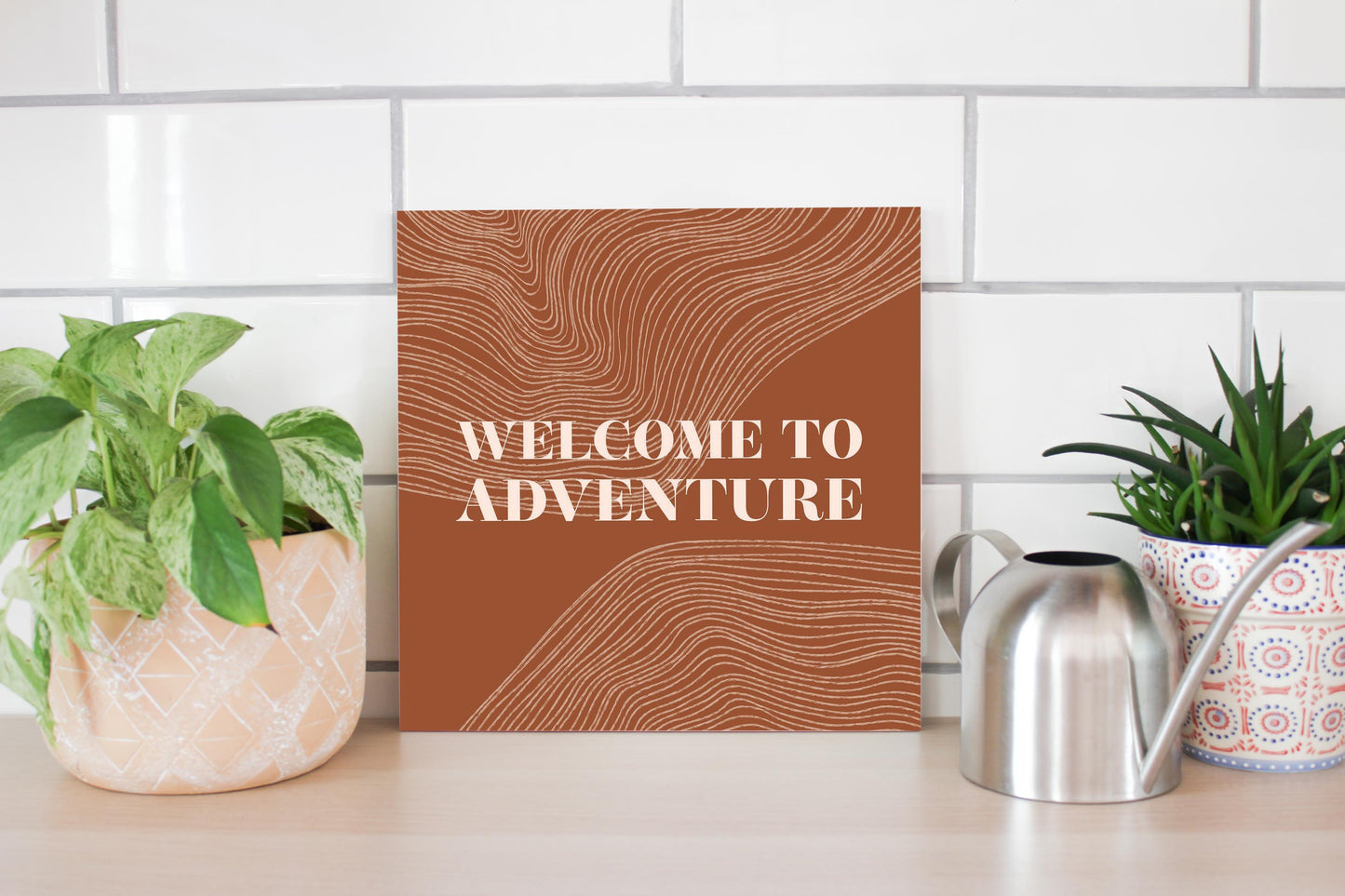 Modern Minimalist Pennsylvania Adventure Quip | Wood Sign | Eaches | Min 2