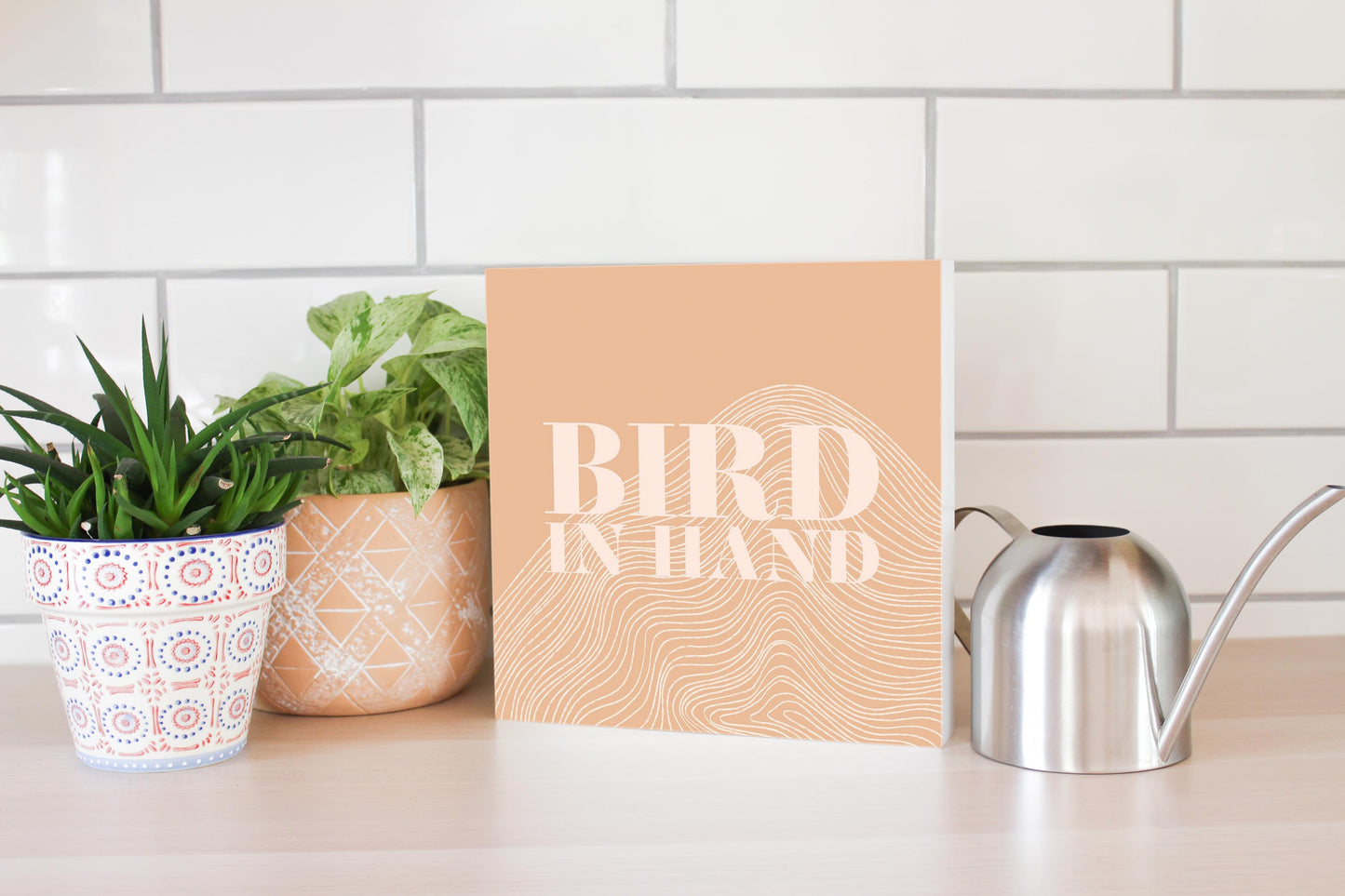 Modern Minimalist Pennsylvania Bird Quip | Wood Block | Eaches | Min 2