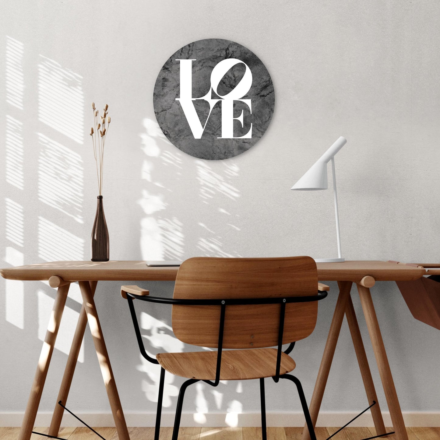 Minimalistic B&W Pennsylvania Love Dark | Wood Sign | Eaches | Min 1