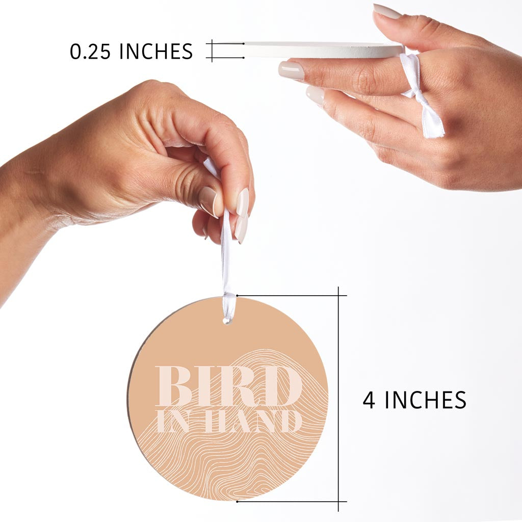 Modern Minimalist Pennsylvania Bird Quip| Wood Ornament | Eaches | Min 6