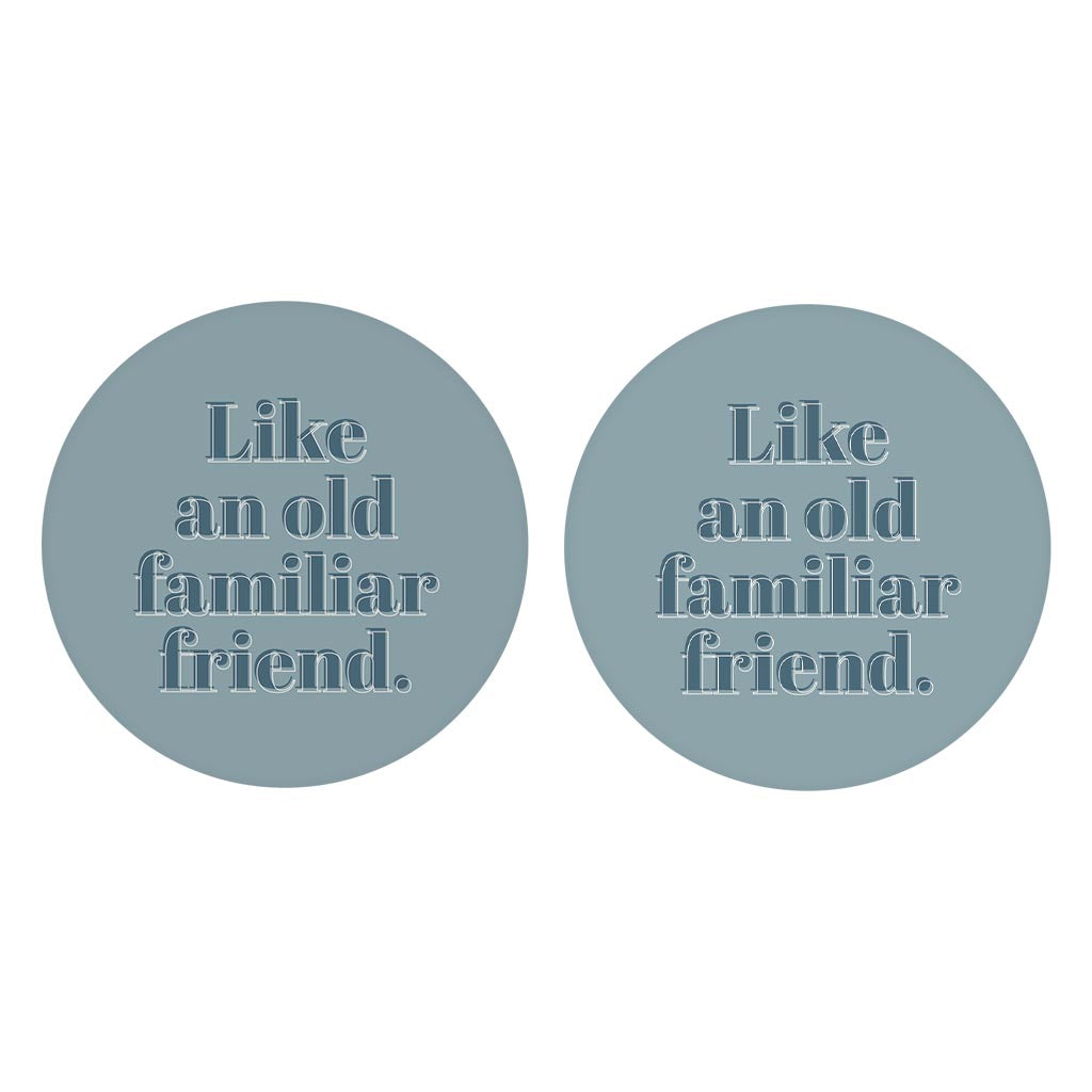 Modern Minimalist Arkansas Familiar Friend| Absorbent Car Coasters | Set of 2 | Min 4
