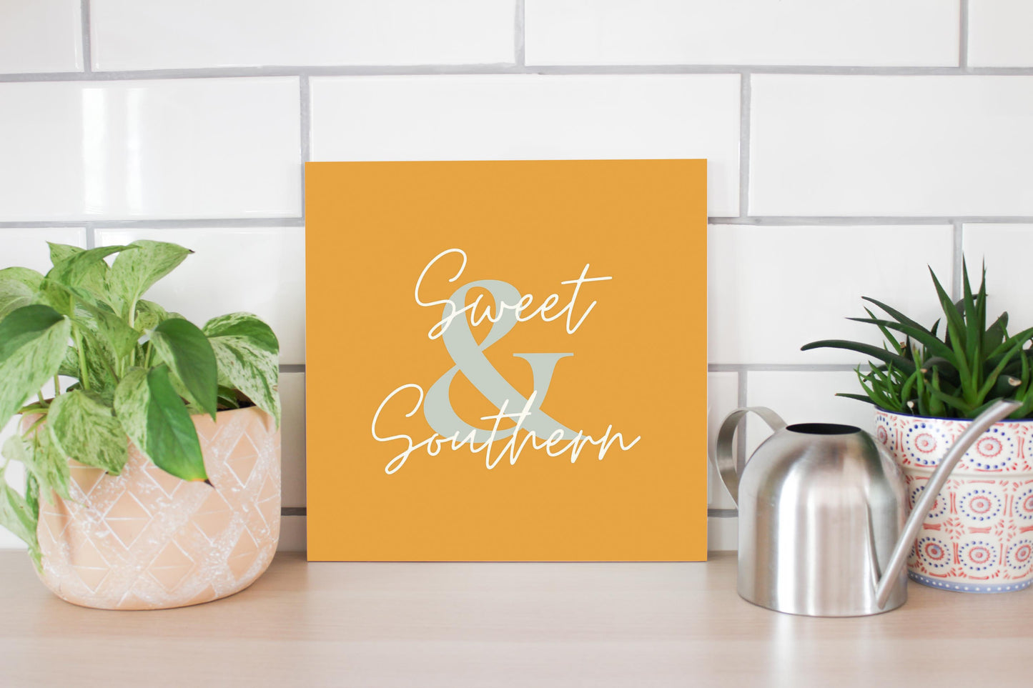 Modern Minimalist Oklahoma Sweet Southern | Wood Sign | Eaches | Min 2