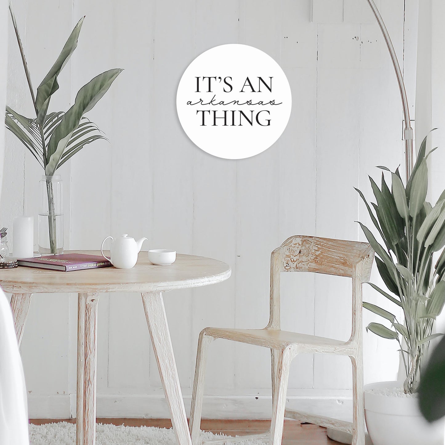 Minimalist B&W Arkansas Thing Quote | Wood Sign | Eaches | Min 1