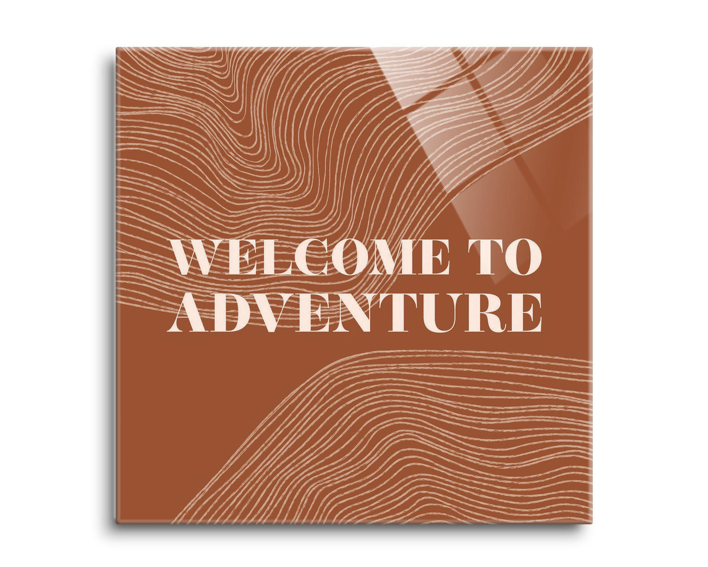 Modern Minimalist Pennsylvania Adventure Quip | Hi-Def Glass Art | Eaches | Min 2