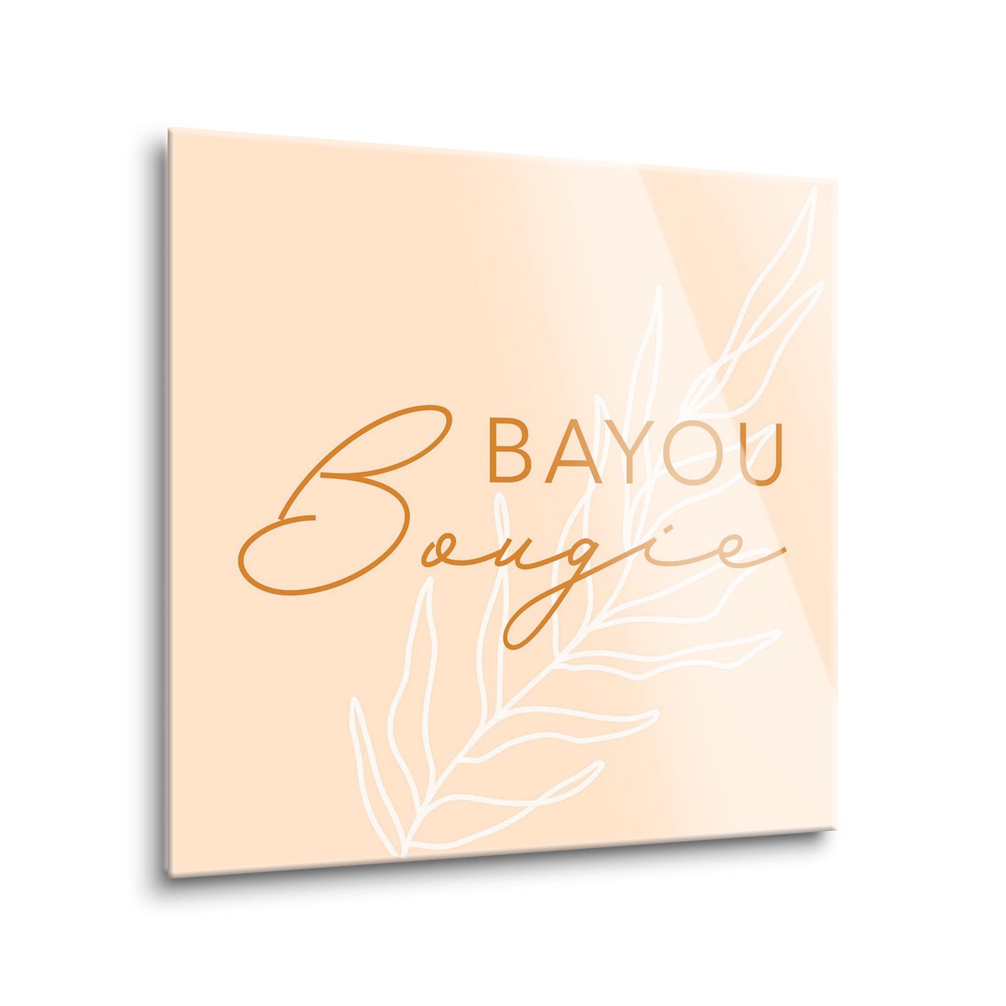 Modern Minimalist Louisiana Bayou Bougie | Hi-Def Glass Art | Eaches | Min 2
