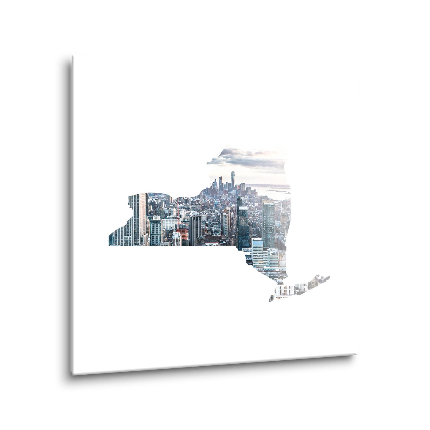 New York State Shape Picture | Hi-Def Glass Art | Eaches | Min 1