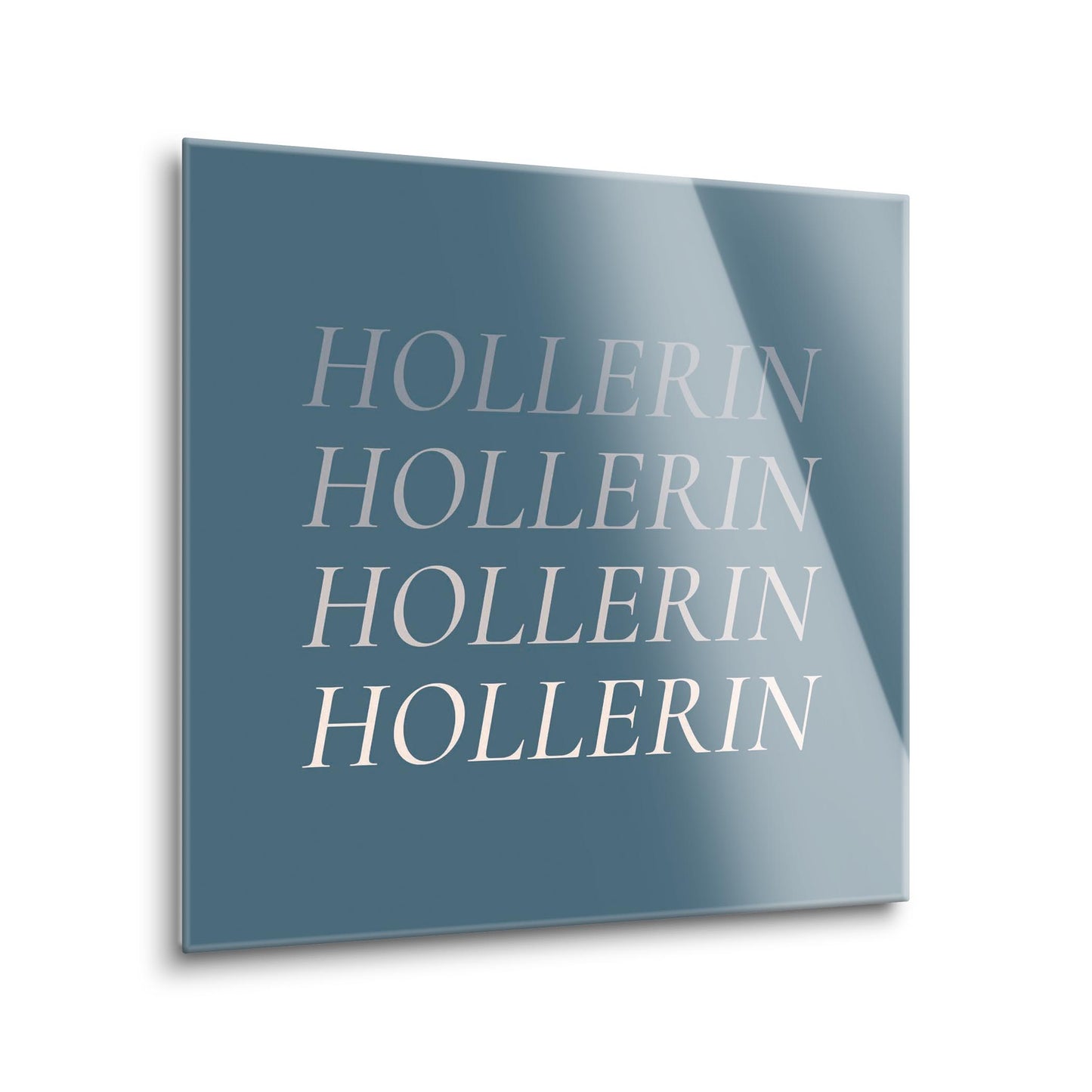 Modern Minimalist Arkansas Hollerin | Hi-Def Glass Art | Eaches | Min 1