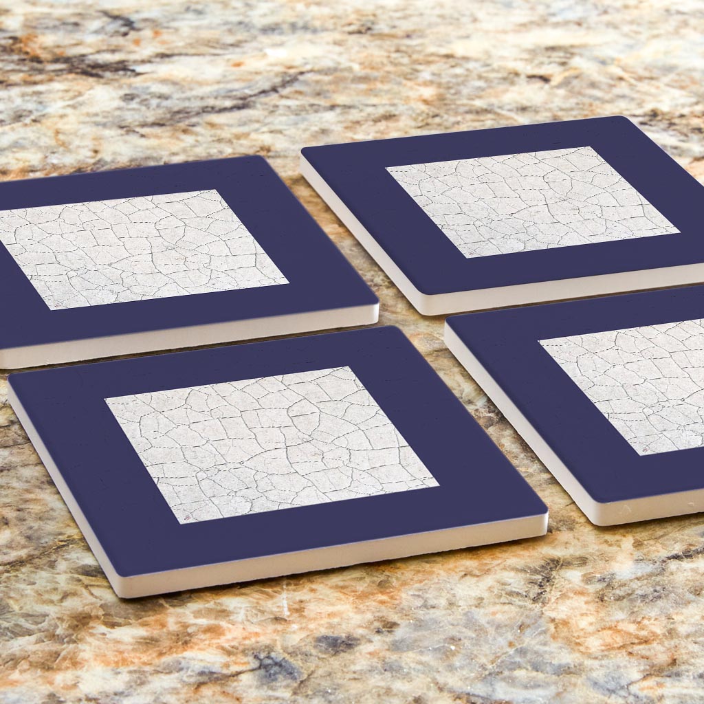 Nautical Flag Papa | Absorbent Coasters | Set of 4 | Min 2