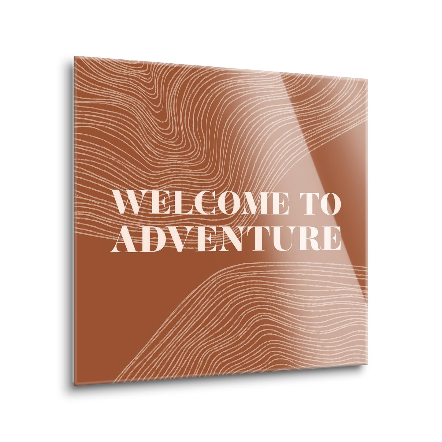 Modern Minimalist Pennsylvania Adventure Quip | Hi-Def Glass Art | Eaches | Min 2