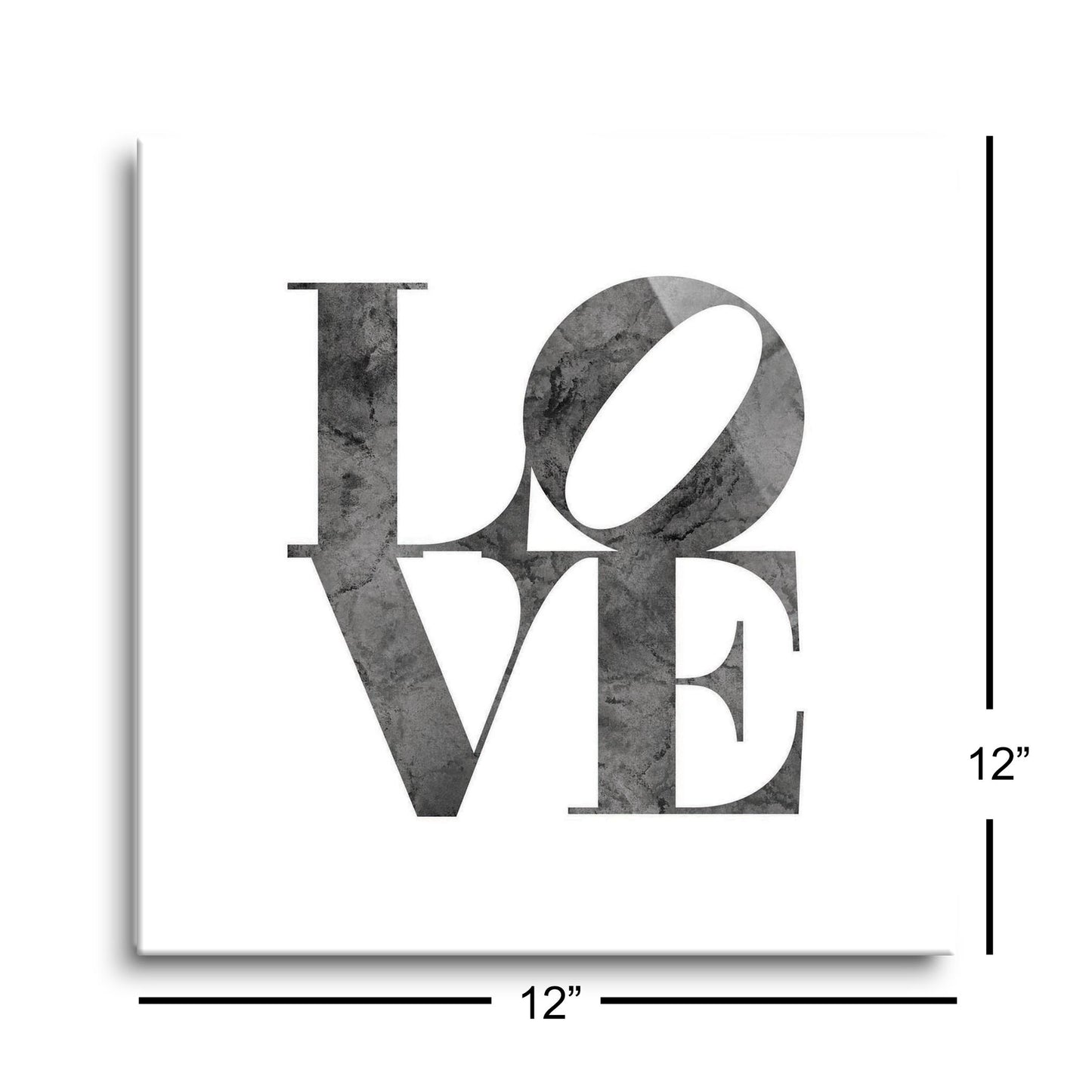 Minimalistic B&W Pennsylvania Love Light | Hi-Def Glass Art | Eaches | Min 1