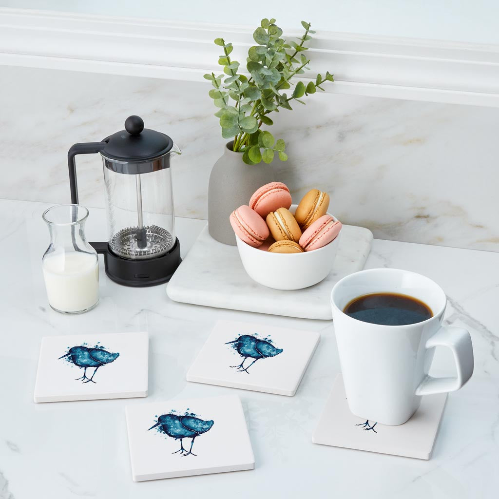 East Coast Water Color Sand Piper | Absorbent Coasters | Set of 4 | Min 2