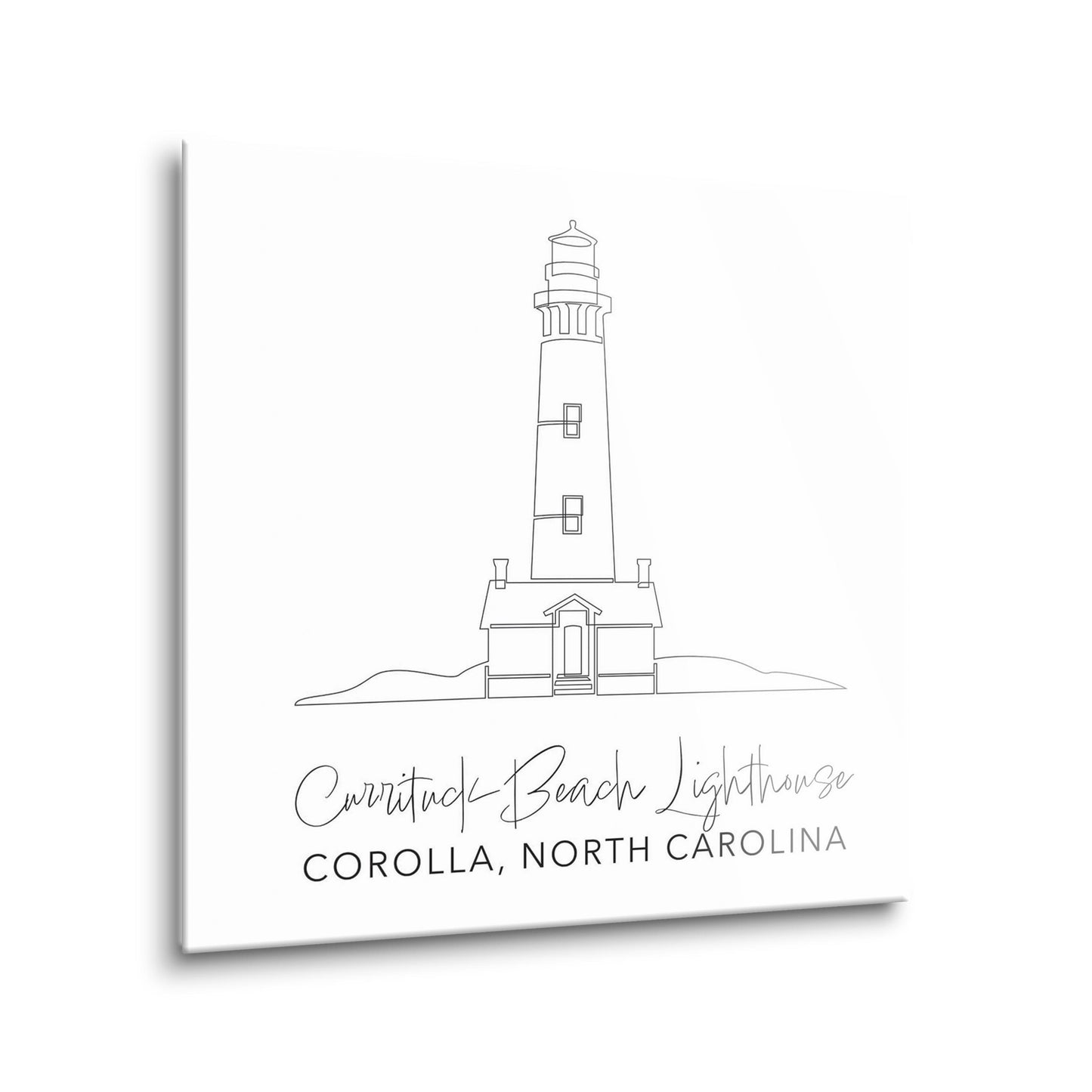 Currituck Beach Lighthouse | Hi-Def Glass Art | Eaches | Min 2