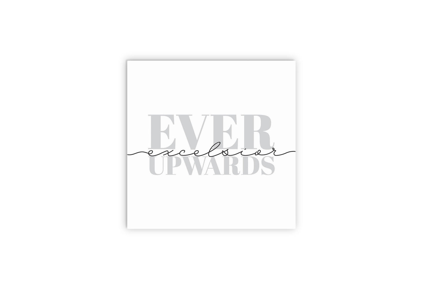 Minimalistic B&W New York Quip Excelsior | Wood Sign | Eaches | Min 2