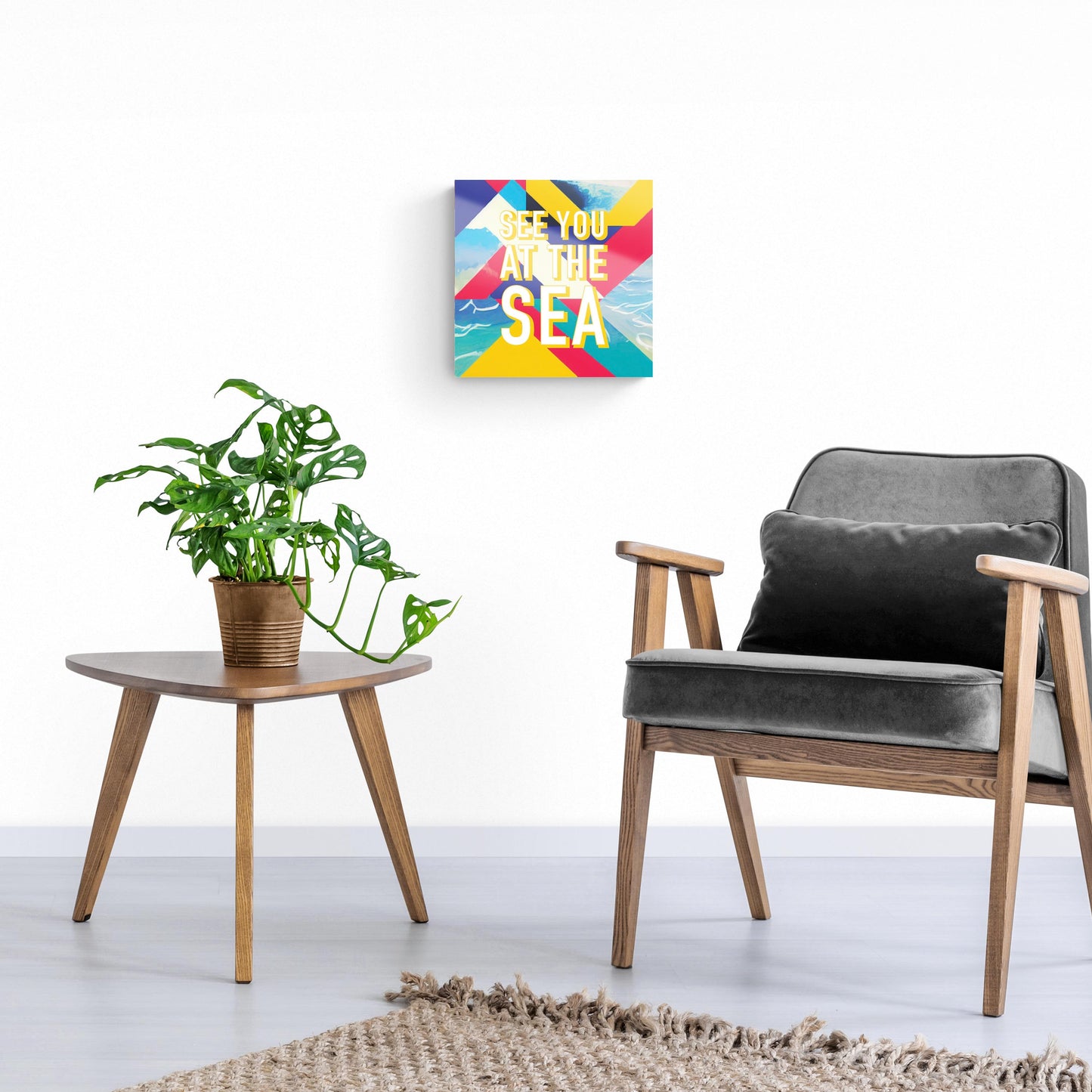 See You At The Sea | Hi-Def Glass Art | Eaches | Min 1
