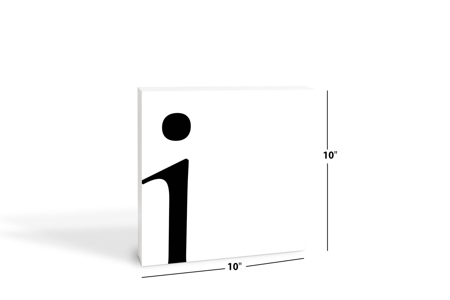 Minimal Monogram I | Wood Block | Eaches | Min 2