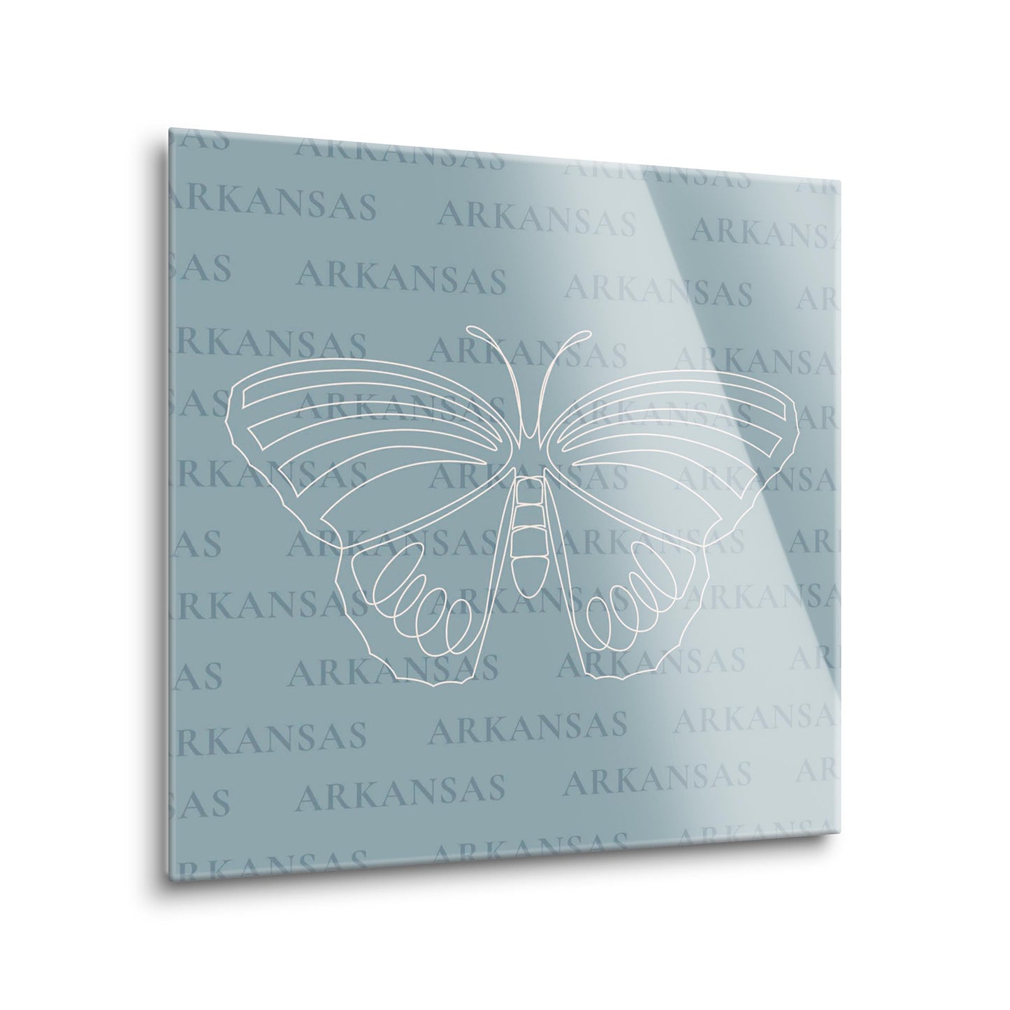 Modern Minimalist Arkansas Diana Fritillary Butterfly | Hi-Def Glass Art | Eaches | Min 2